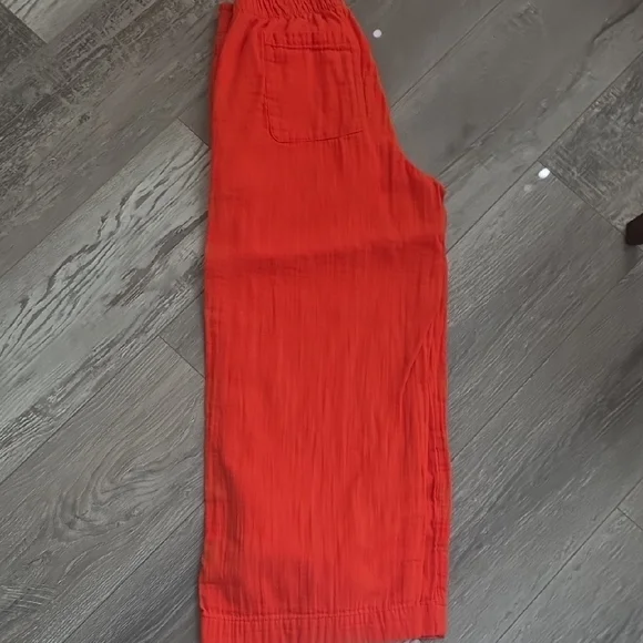 Old Navy Gauze Set Pants And Shirt Orange - Picture 6 of 6